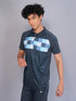 Men Printed Slim Fit Polo T-shirt with TECHNO COOL+