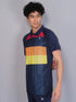 Men Printed Slim Fit Polo T-shirt with TECHNO COOL+