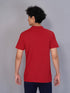 Men Printed Slim Fit Polo T-shirt with TECHNO COOL+