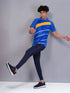 Men Printed Slim Fit Polo T-shirt with TECHNO COOL+