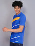 Men Printed Slim Fit Polo T-shirt with TECHNO COOL+