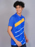 Men Printed Slim Fit Polo T-shirt with TECHNO COOL+