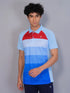Men Printed Slim Fit Polo T-shirt with TECHNO COOL+