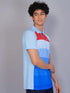 Men Printed Slim Fit Polo T-shirt with TECHNO COOL+