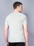 Men Stripe Slim Fit Crew Neck T-shirt with TECHNO COOL