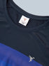 Men Stripe Slim Fit Crew Neck T-shirt with TECHNO COOL