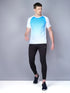 Men Stripe Slim Fit Crew Neck T-shirt with TECHNO COOL