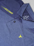 Men Melange Slim Fit Polo T-shirt with DOUBLE COOL