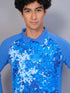 Men Colorblock Slim Fit Polo T-shirt with TECHNO GUARD
