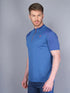 Men Melange Slim Fit Mock Neck T-shirt with DOUBLE COOL
