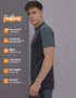 Men Colorblock Slim Fit Mock Neck T-shirt with TECHNO COOL+