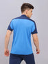 Men Colorblock Slim Fit Mock Neck T-shirt with TECHNO COOL+