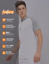 Men Colorblock Slim Fit Mock Neck T-shirt with TECHNO COOL+