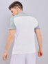 Men Colorblock Slim Fit Mock Neck T-shirt with TECHNO COOL+