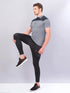 Men Melange Slim Fit Polo T-shirt with DOUBLE COOL