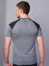Men Melange Slim Fit Polo T-shirt with DOUBLE COOL