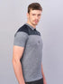 Men Melange Slim Fit Polo T-shirt with DOUBLE COOL
