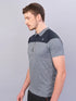 Men Melange Slim Fit Polo T-shirt with DOUBLE COOL