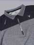 Men Melange Slim Fit Polo T-shirt with DOUBLE COOL