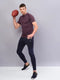 Men Melange Slim Fit Polo T-shirt with DOUBLE COOL