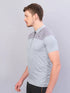 Men Melange Slim Fit Polo T-shirt with DOUBLE COOL