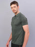 Men Melange Slim Fit Polo T-shirt with DOUBLE COOL