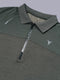 Men Melange Slim Fit Polo T-shirt with DOUBLE COOL