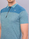 Men Melange Slim Fit Polo T-shirt with DOUBLE COOL