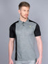 Men Melange Slim Fit Polo T-shirt with DOUBLE COOL