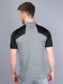 Men Melange Slim Fit Polo T-shirt with DOUBLE COOL