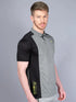 Men Melange Slim Fit Polo T-shirt with DOUBLE COOL