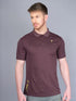 Men Melange Slim Fit Polo T-shirt with DOUBLE COOL