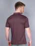 Men Melange Slim Fit Polo T-shirt with DOUBLE COOL