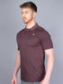 Men Melange Slim Fit Polo T-shirt with DOUBLE COOL
