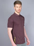 Men Melange Slim Fit Polo T-shirt with DOUBLE COOL