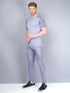 Men Melange Slim Fit Polo T-shirt with DOUBLE COOL