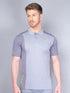 Men Melange Slim Fit Polo T-shirt with DOUBLE COOL