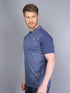 Men Melange Slim Fit Polo T-shirt with DOUBLE COOL