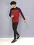 Men Colorblock Slim Fit Mock Neck T-shirt with TECHNO COOL