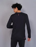 Men Solid Slim Fit Crew Neck T-shirt with TECHNO COOL
