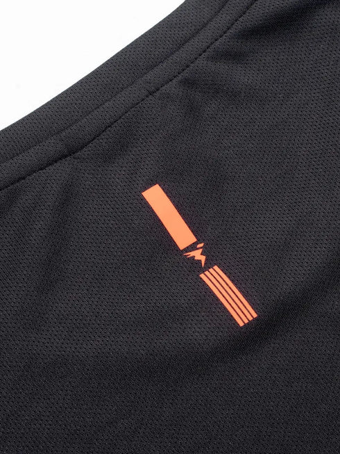 Men Solid Slim Fit Crew Neck T-shirt with TECHNO COOL