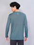 Men Solid Slim Fit Crew Neck T-shirt with TECHNO COOL