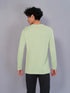 Men Solid Slim Fit Crew Neck T-shirt with TECHNO COOL