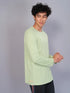 Men Solid Slim Fit Crew Neck T-shirt with TECHNO COOL