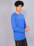 Men Solid Slim Fit Crew Neck T-shirt with TECHNO COOL