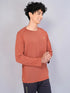Men Solid Slim Fit Crew Neck T-shirt with TECHNO COOL