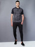 Men Printed Slim Fit Polo T-shirt with DOUBLE COOL