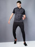 Men Printed Slim Fit Polo T-shirt with DOUBLE COOL