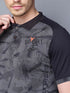 Men Printed Slim Fit Polo T-shirt with DOUBLE COOL