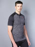 Men Printed Slim Fit Polo T-shirt with DOUBLE COOL